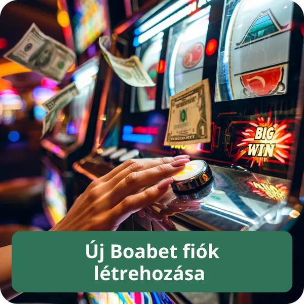 Új Boabet fiók létrehozása